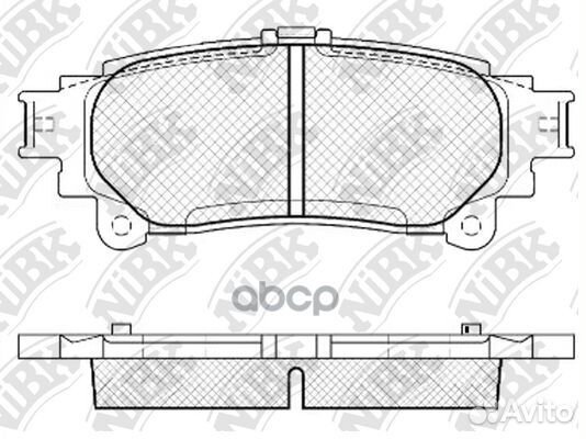 Колодки тормозные задние RR lexus RX350 450 08