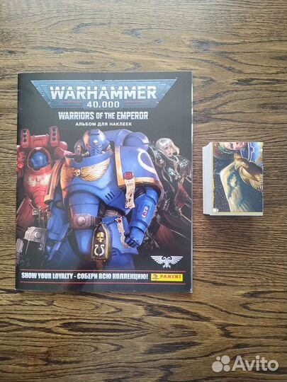 Альбом + Полный сет panini Warhammer 40,000