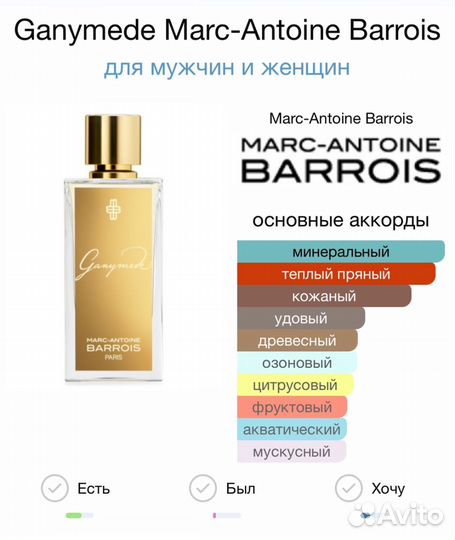 Масляные духи по мотивам 10мл