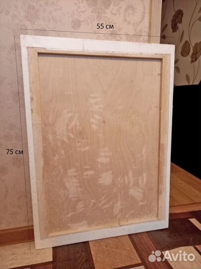 Планшет фанера 55х75 с натянутой бумагой