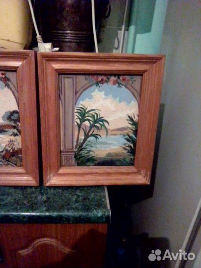 Триптих- гобелен и две картины