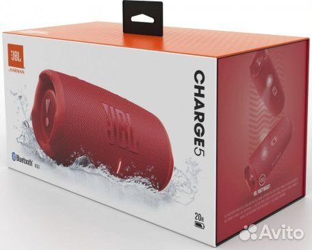 Беспроводная акустика JBL Charge 5 Red (Новая)