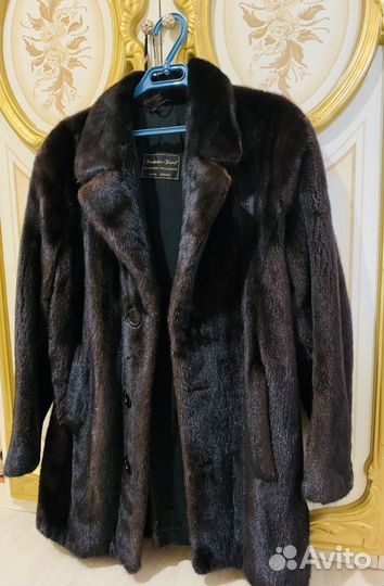 Мужская норковая шуба