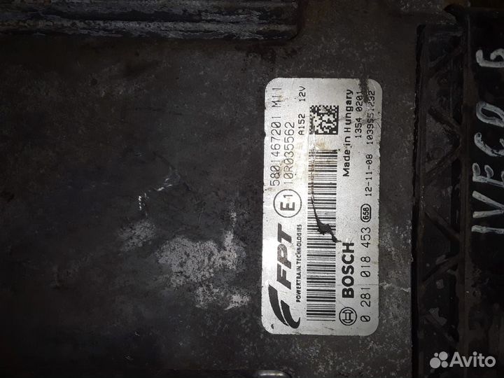 Блок управления двигателем эбу Ивеко Дейли