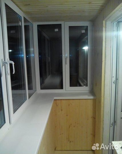 Остекление балконов и лоджий. Отделка балкона