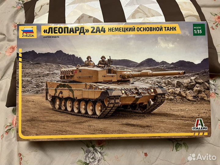 Модель танка Леопард 2А4 Звезда