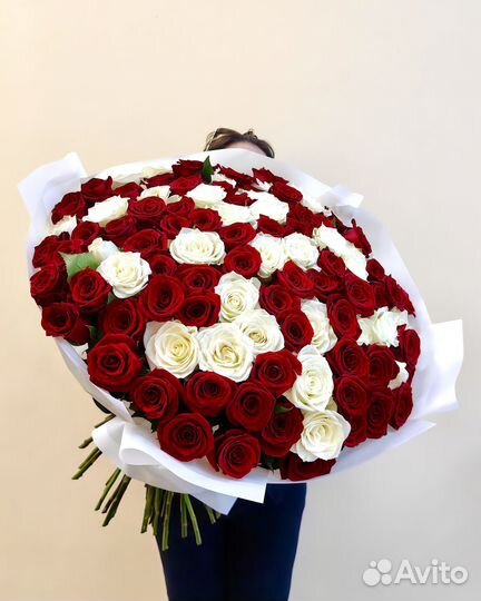 Цветы Букеты 101 Роза с Доставкой