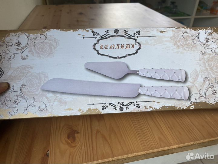 Набор для торта лопатка и нож фирма Lenardi