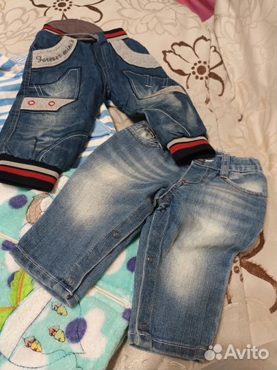 Детские вещи на мальчика 74-80 размер,пакетом
