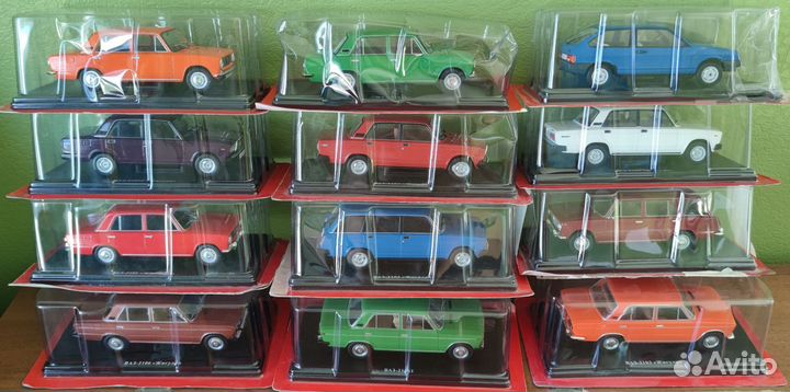 Модель коллекционная ваз жигули лада 1:24 от ашет