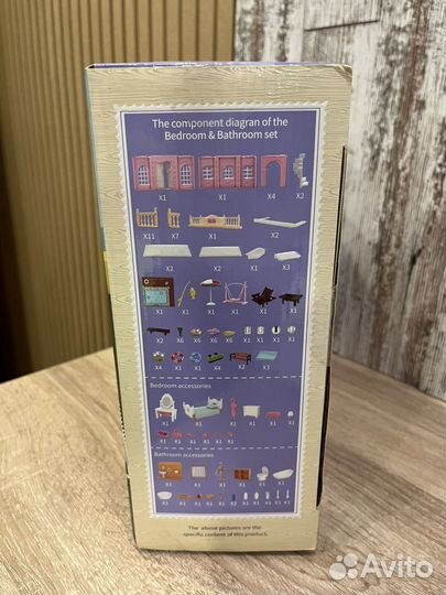 Кукольный домик koala town Спальня и ванная