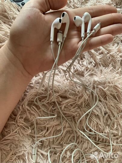 Наушники Apple Earpods Lightning оригинал