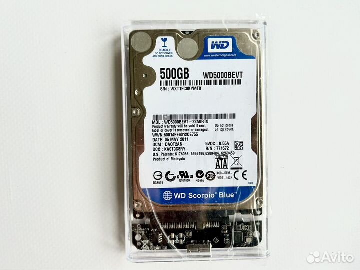 Внешний жесткий диск WD 500 гб