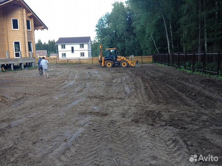 Экскаватор-погрузчик JCB(гидромолот, ямобур, вилы)