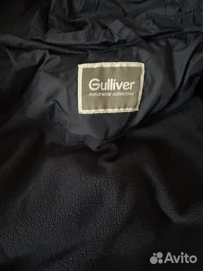 Зимняя куртка для девочки 134 Gulliver