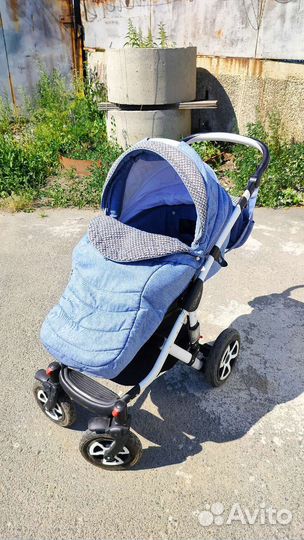 Коляска 2 в 1 adamex gloria