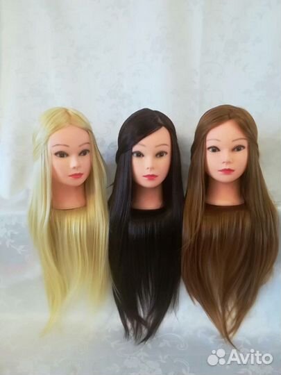 Голова куклы с волосами