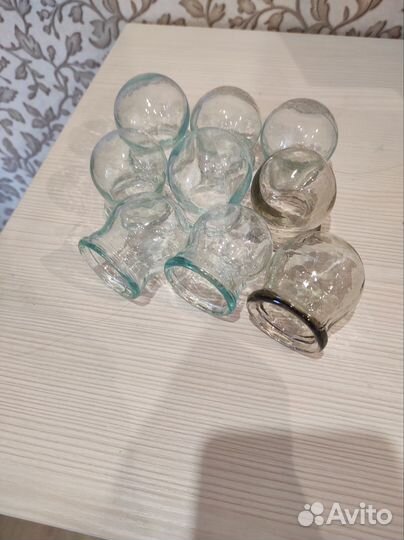 Банки медицинские стеклянные огневые