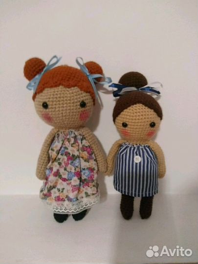 Вязаные игрушки и куклы