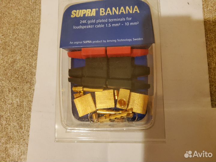 Коннектор supra Banana 2pair 1,5-10mm² комплект