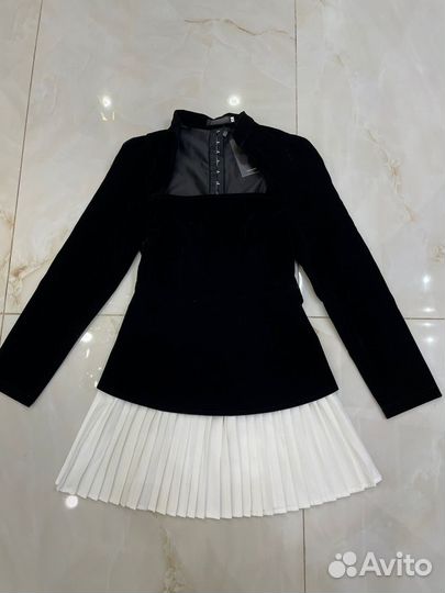 Платье двойка бархат