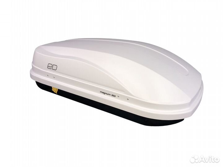 Бокс багажный ED Магнум 350 белый глянец