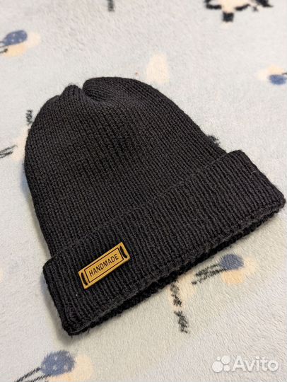 Шапка мужская ручная вязка