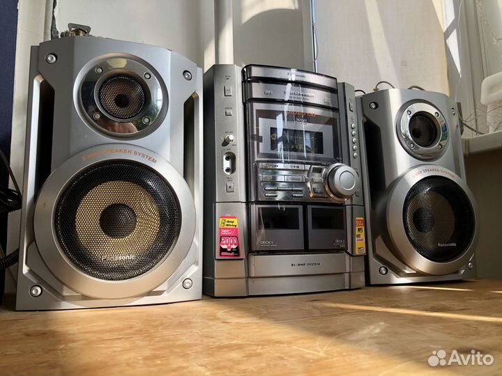 Hi-Fi Музыкальный центр Panasonic SA-Vk540, Мощь