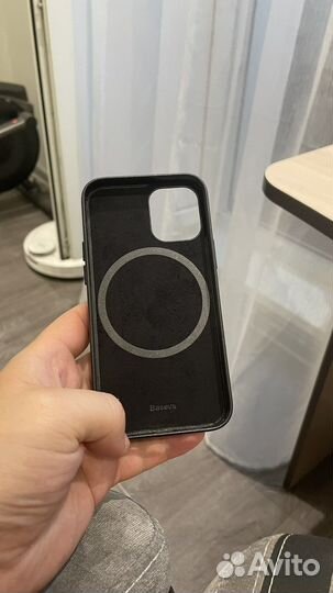Baseus leather case iPhone 12 mini black