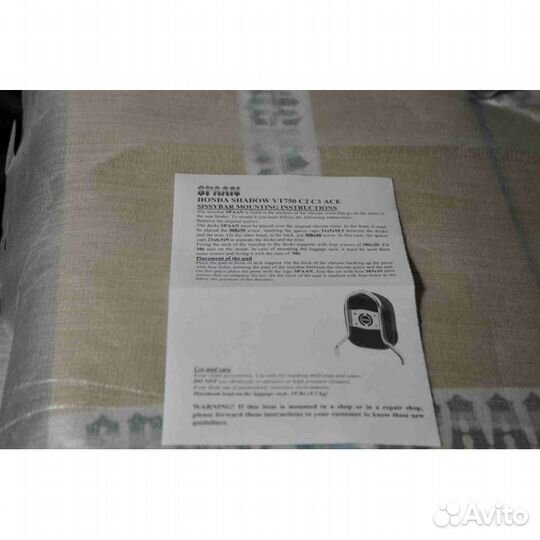 Спинка с багажником для мотоцикла Honda Shadow