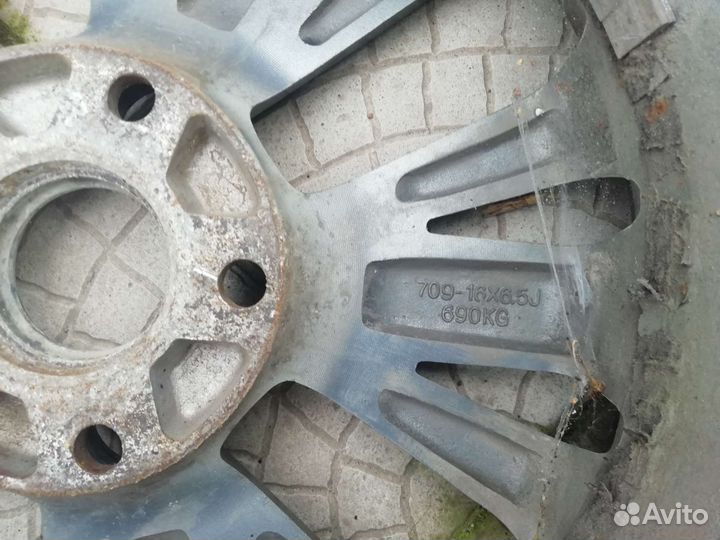 Литые диски r16 5x114 3 бу