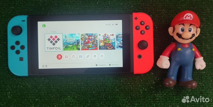 Nintendo Switch с прошивкой и набором игр в Марио