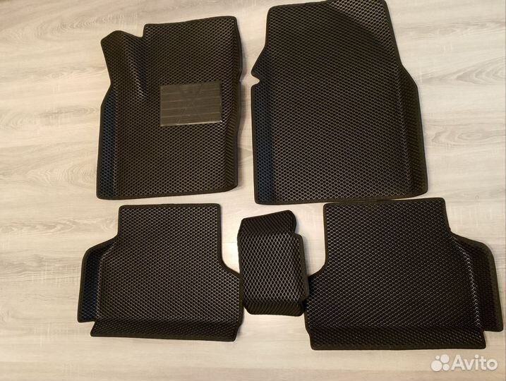Коврики эва ева eva 3D с бортами на ford focus 2