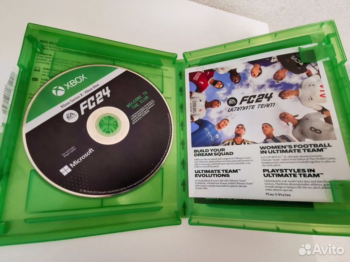 Игра Fifa 24 на xbox one (диск)