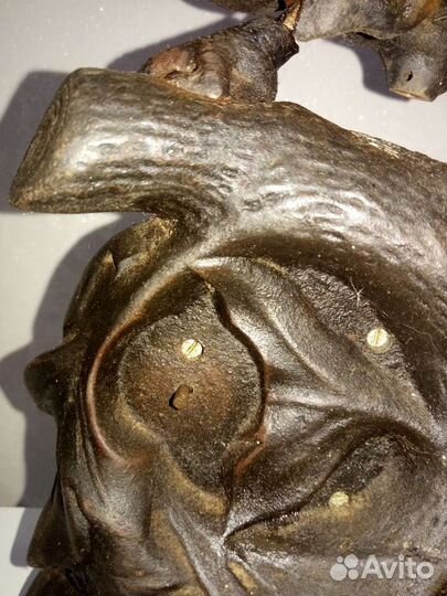 Часы настольные каминные Каслинское литье 