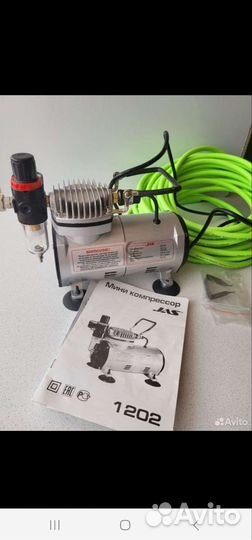 Аэрограф с компрессором можно отдельно