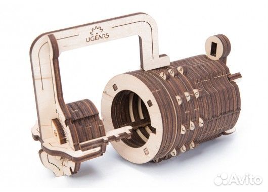 Оригинал 3D конструктор ugears Кодовый замок