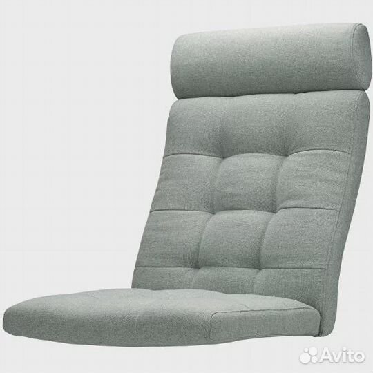 Подушка-сиденье на кресло икеа поэнг зеленый новая