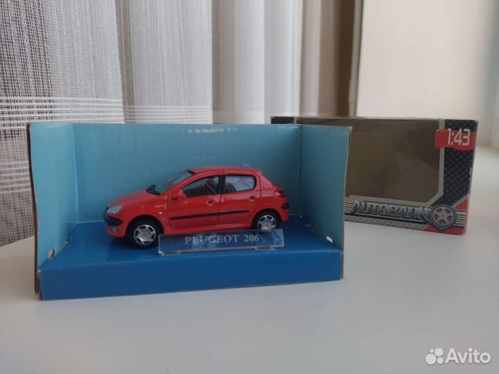 Модель автомобиля peugeot 206