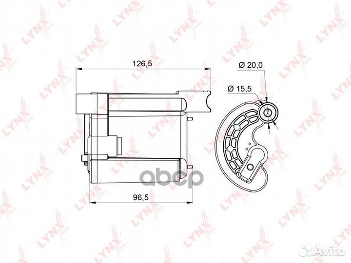 Фильтр топливный LF995M lynxauto