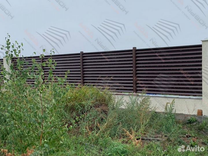 Забор жалюзи