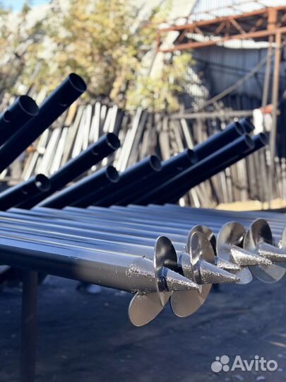 Винтовые сваи с установкой