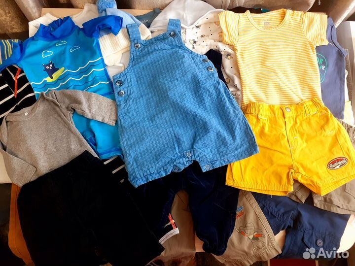 Фирменные вещи пакетом на мальчика 56 62р