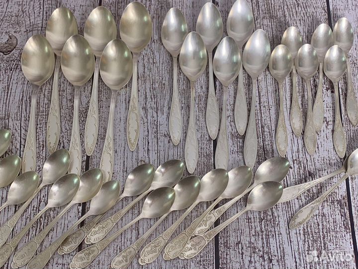 Мельхиоровые ложки СССР винтаж