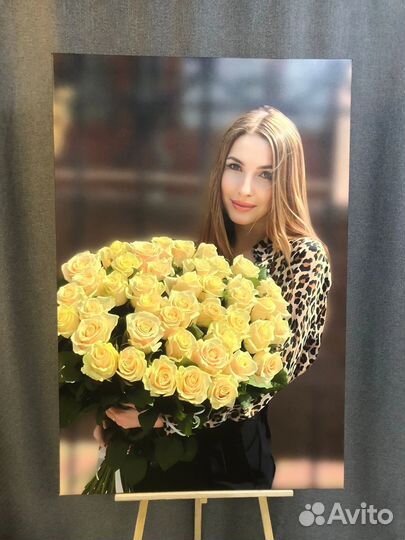 Портрет на холсте по фото на подарок