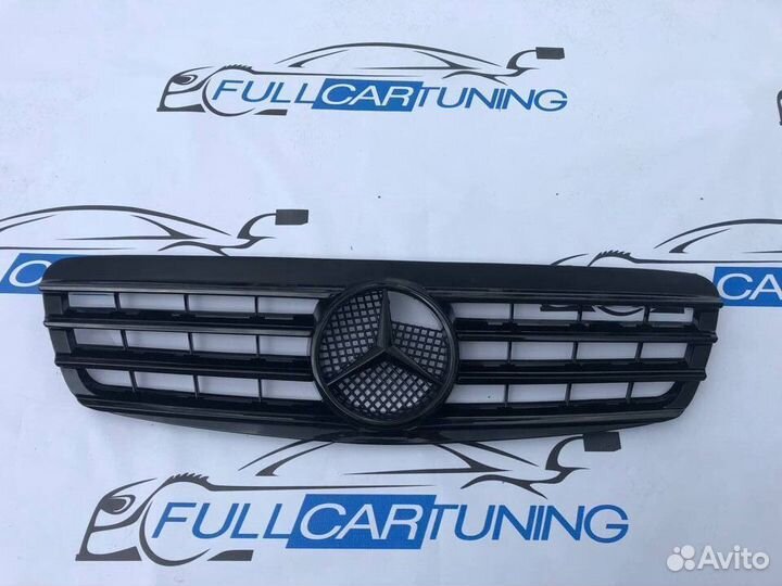 Решетка радиатора mercedes w220 AMG черная дорест