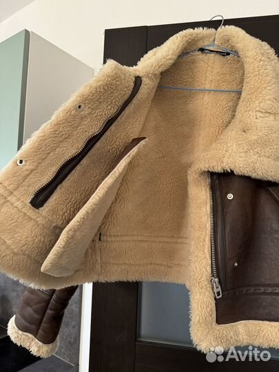 Дубленка женская zara