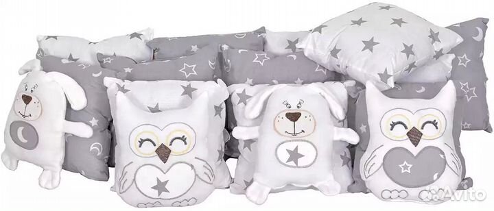 Бортики в детскую кроватку