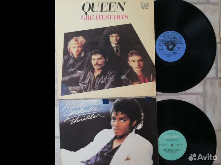 Виниловые пластинки queen, Майкл джексон