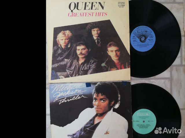 Виниловые пластинки queen, Майкл джексон
